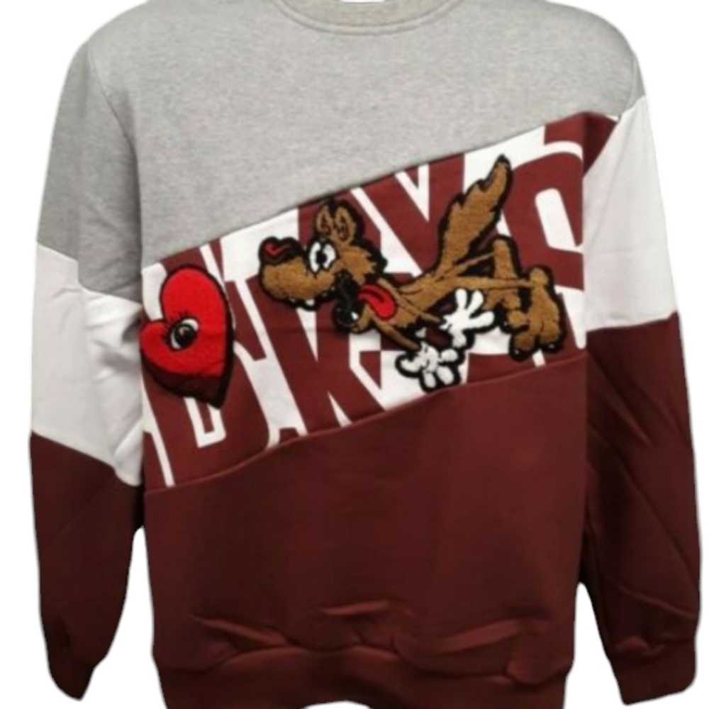 Sweatshirt Size Med Dog Heart Urbanwear Colorbl…